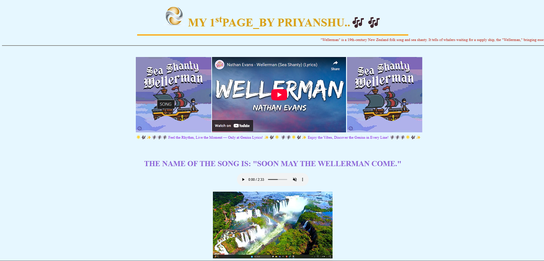 🌐 Pure HTML 🚀 Web Page