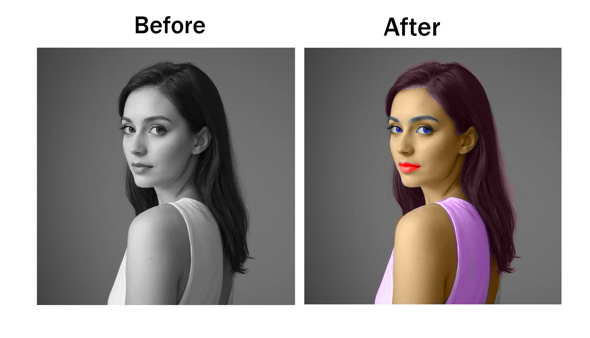 B&W to colour version