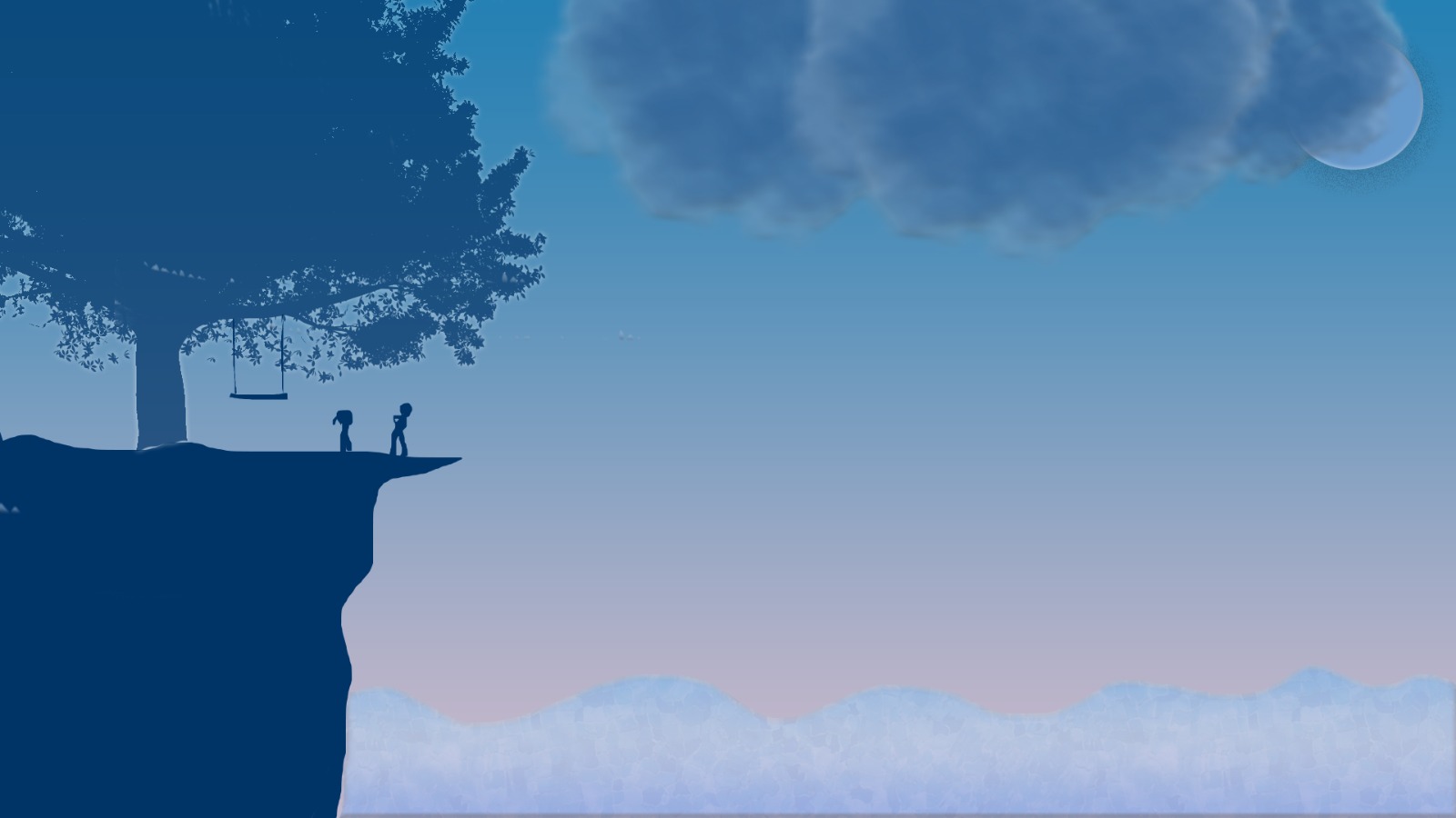 Digital Artwork – "The Cliffside Moment"