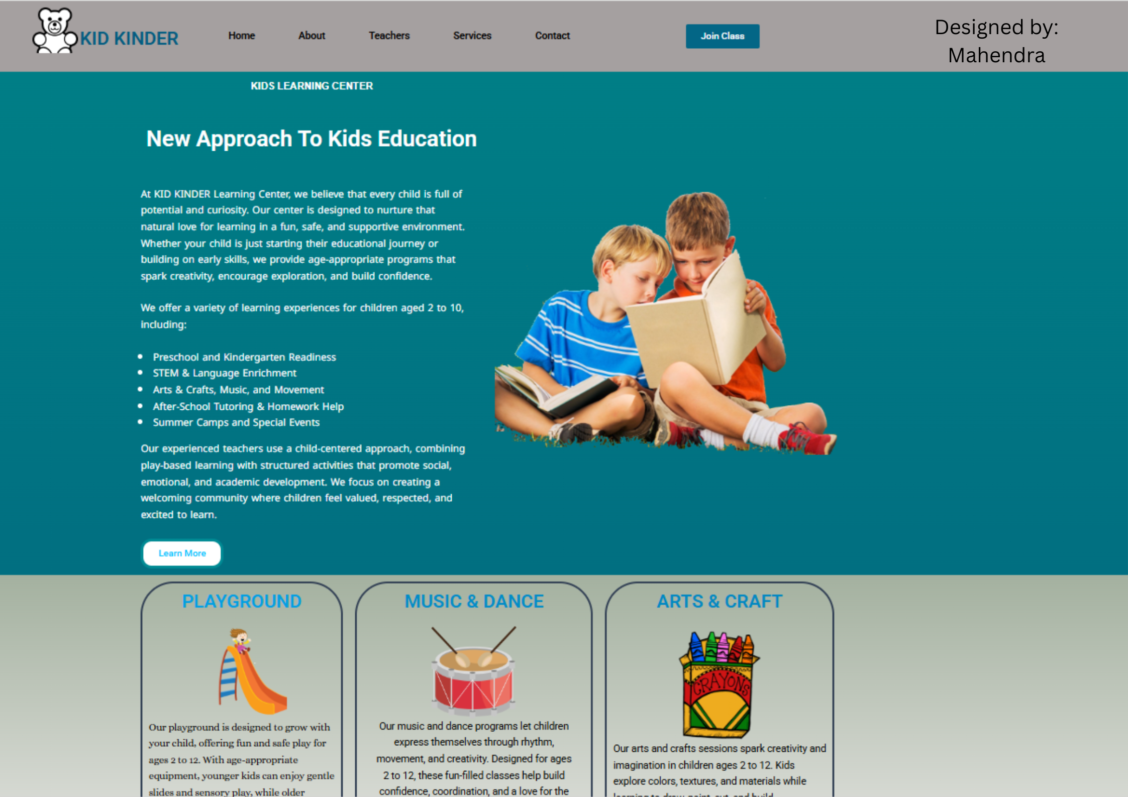 Kid Kinder Website