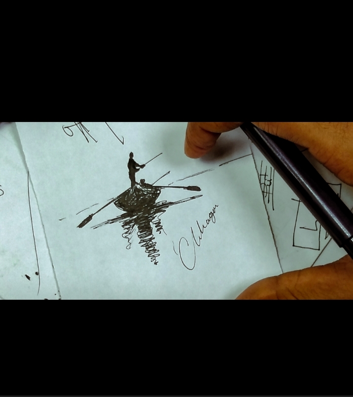 SHADOW CASTED WITH LINES