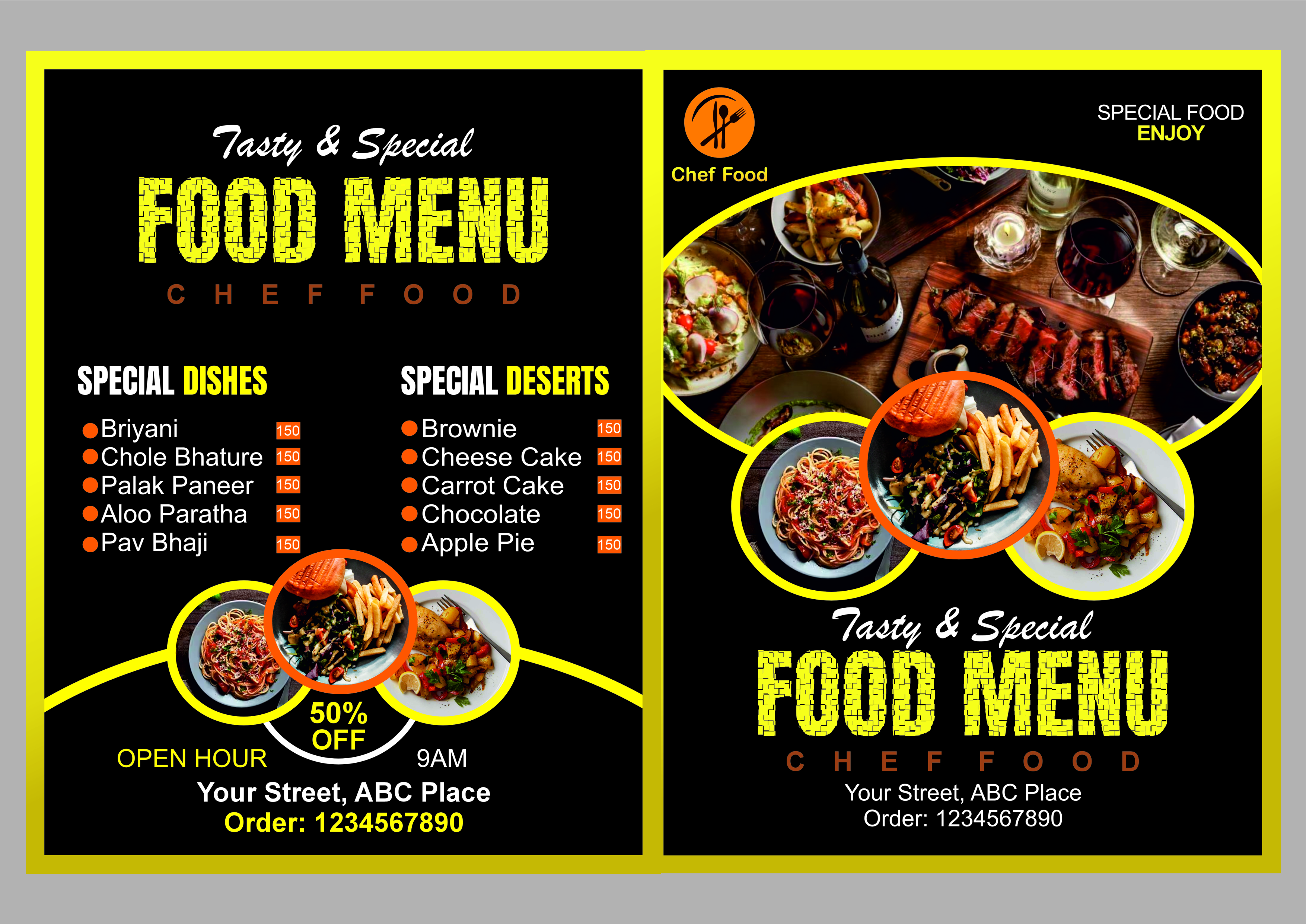 Menu Card