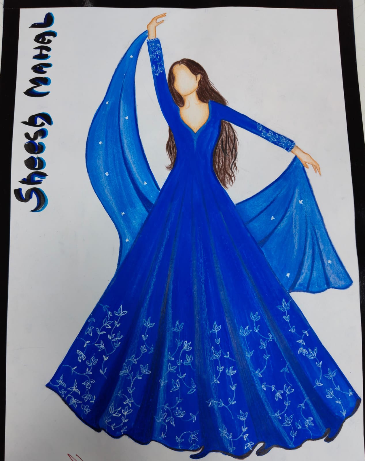 Illustration Sheesh Mahal theme