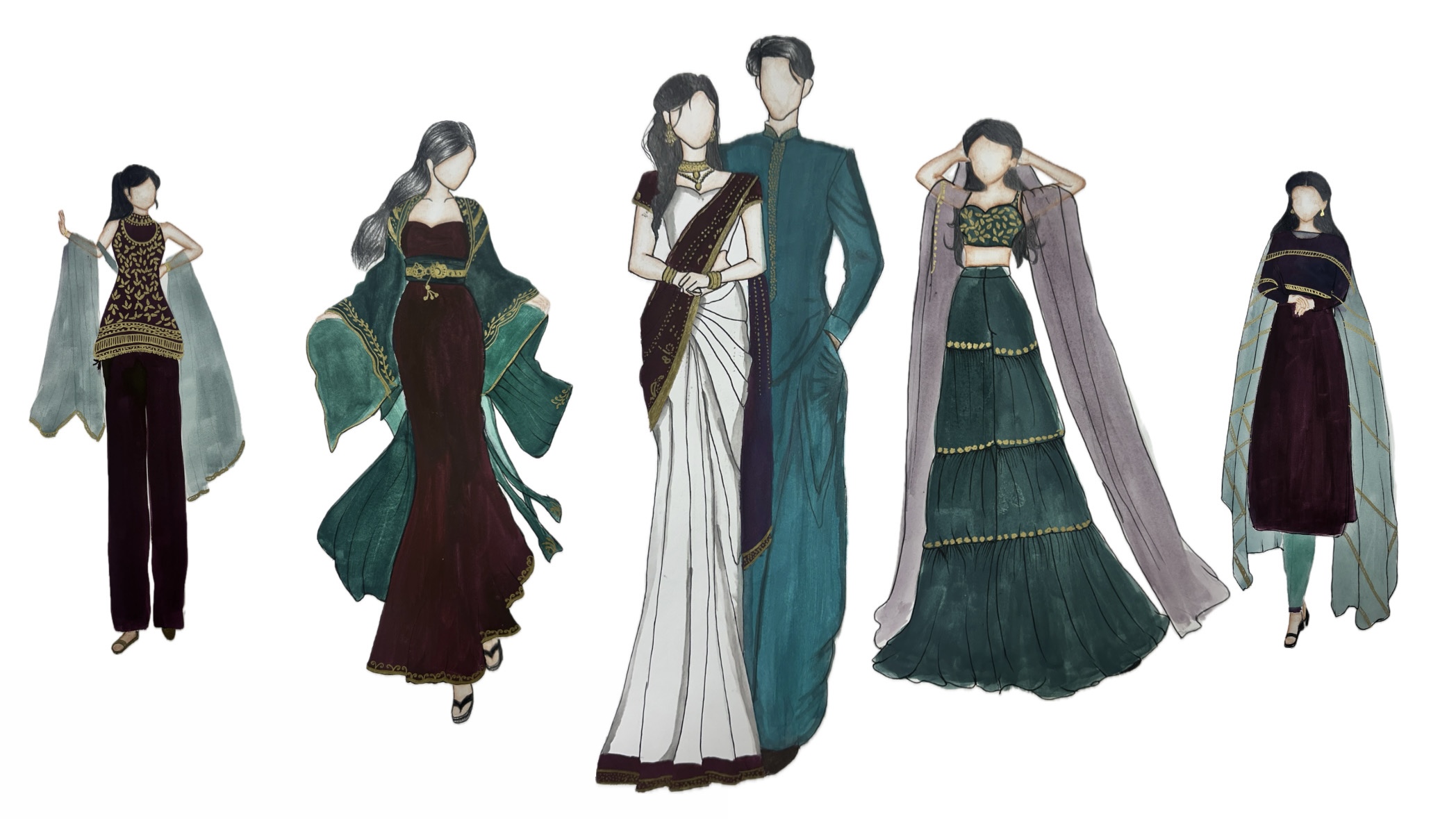 Fashion illustrations