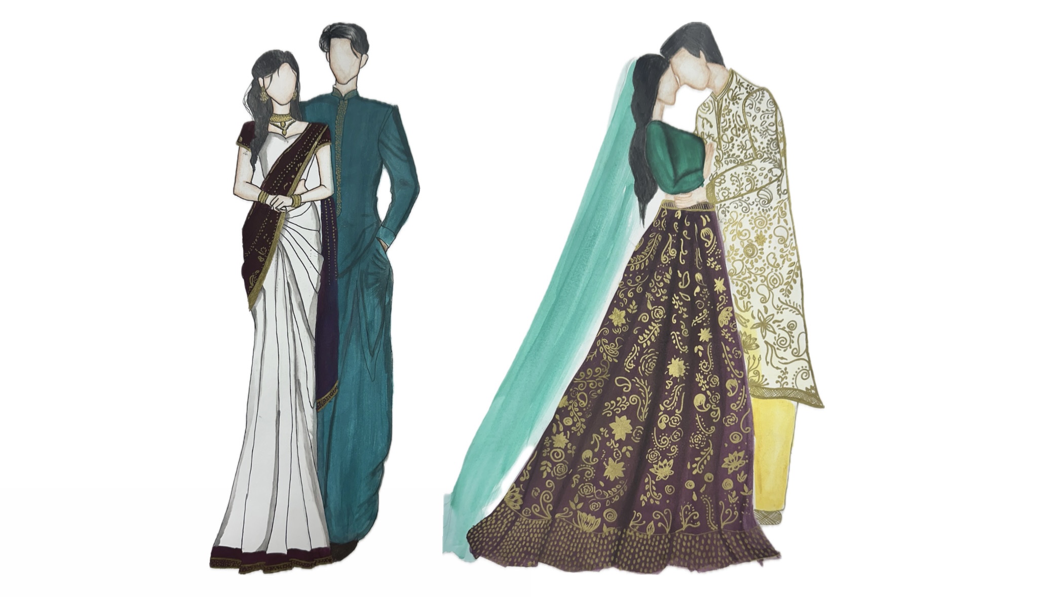 Couple illustration