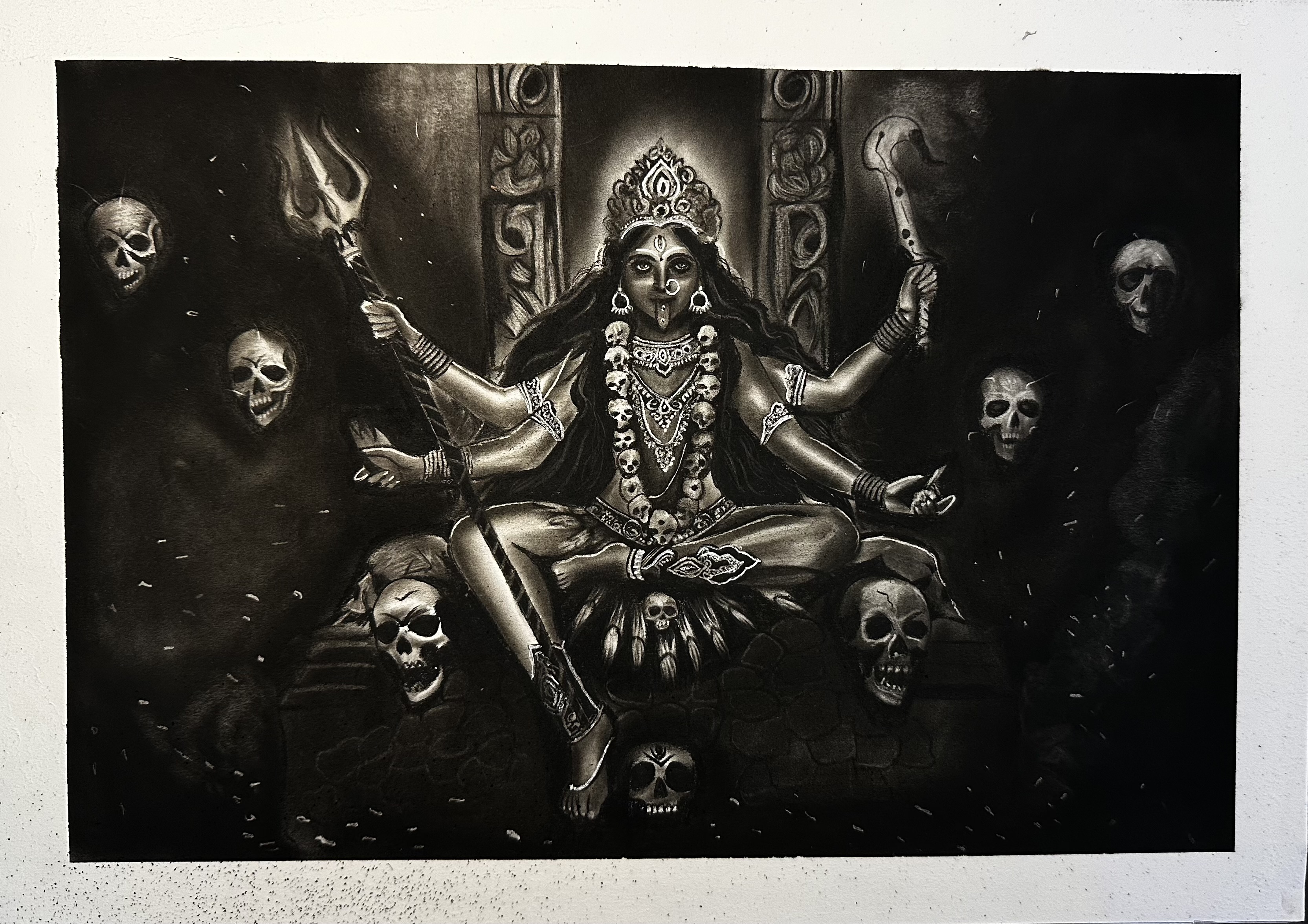 Kali mata sketch ✨