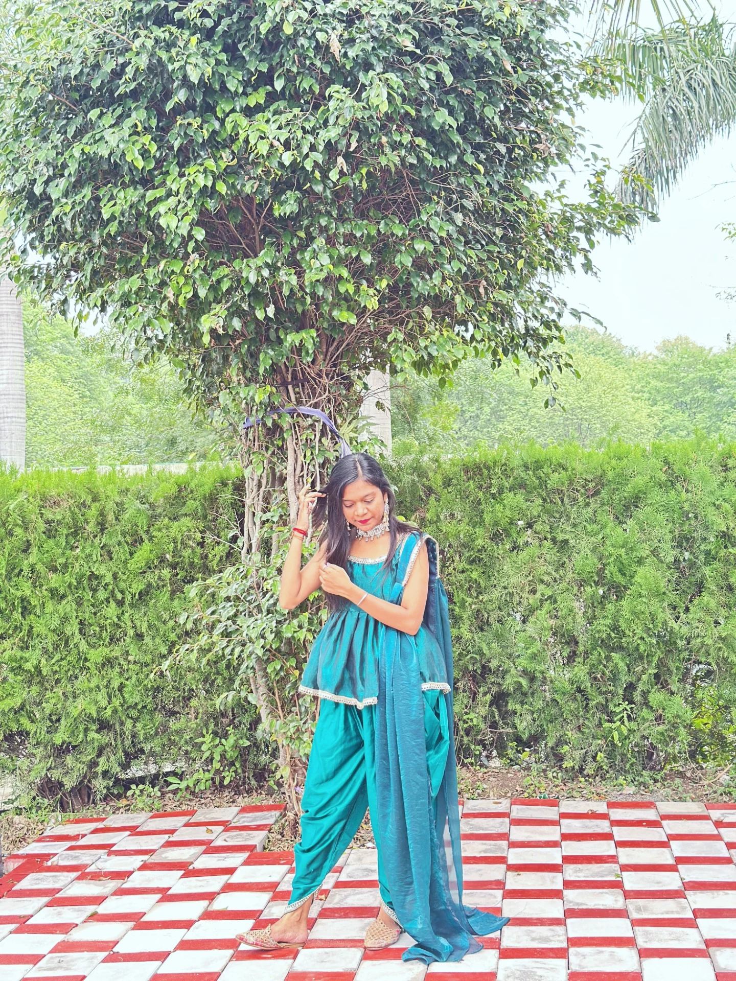 Dhoti pattern and Top