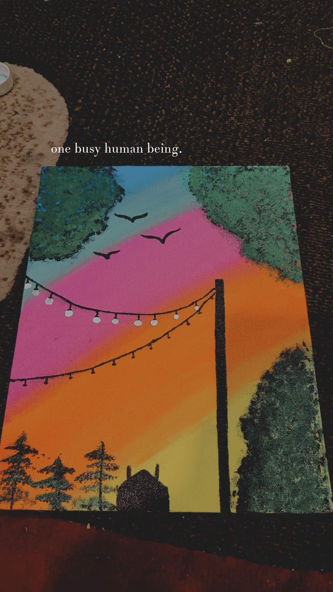 Canvas painting