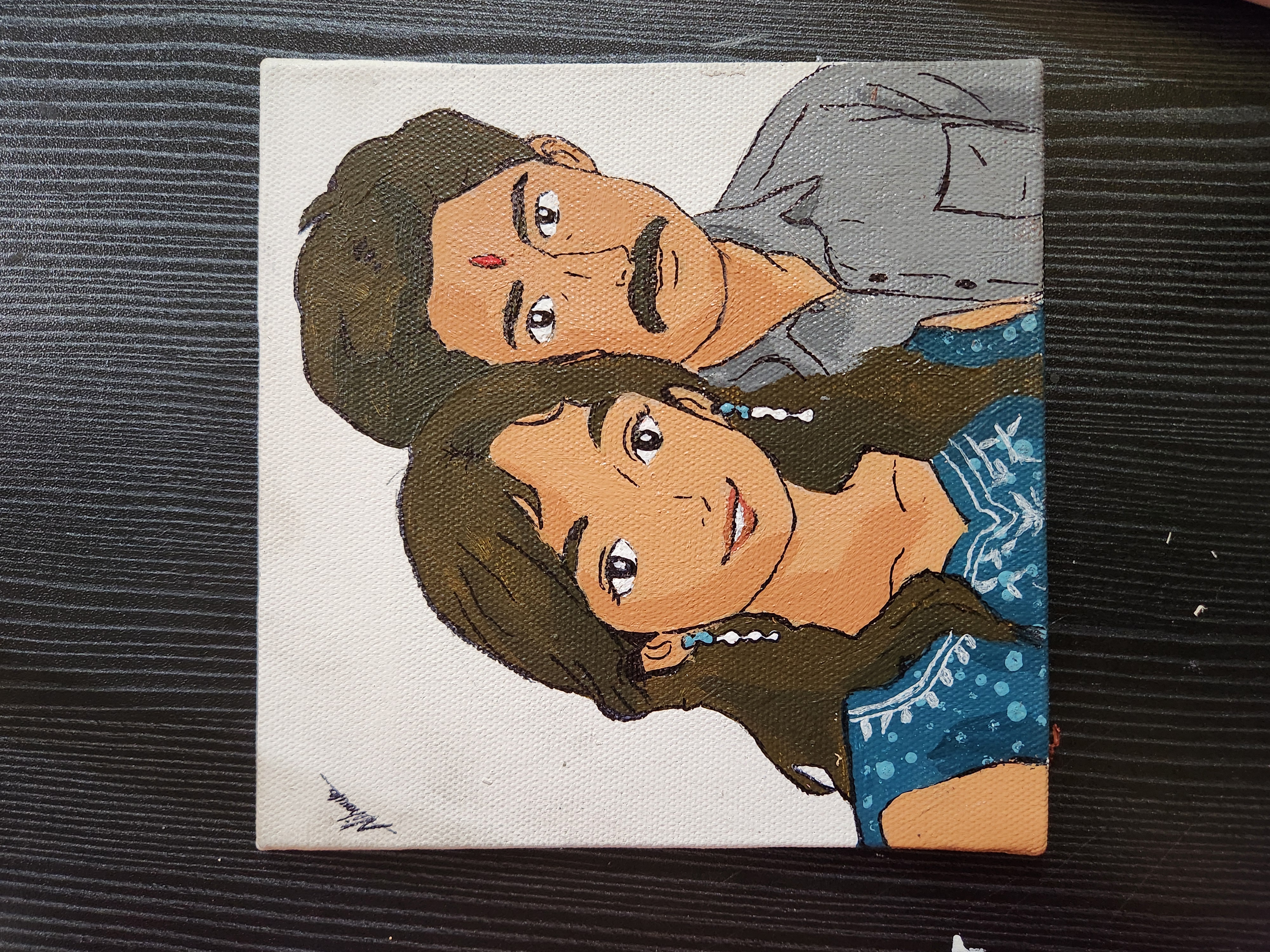 Canvas painting