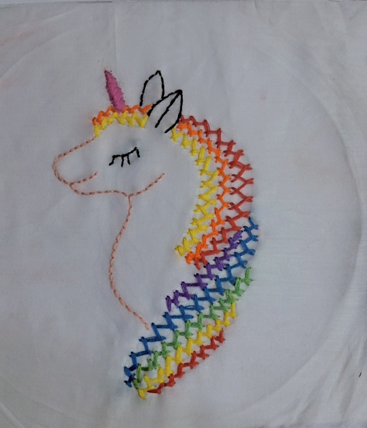 Herring Bone Eembroidery Design