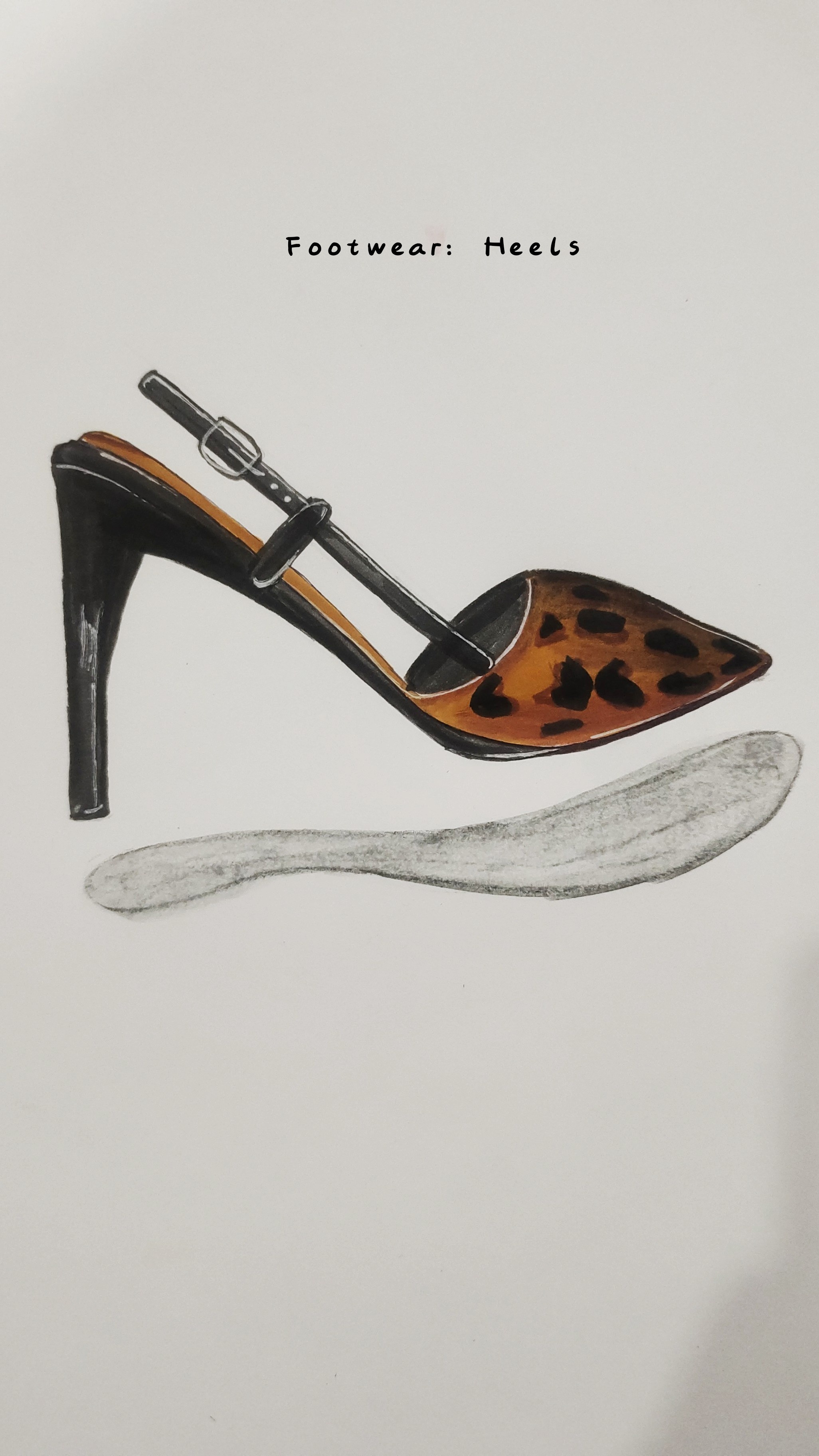 Printed Heels 🐆