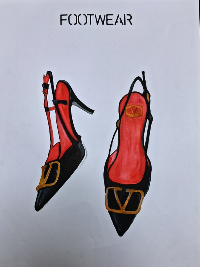 Pointed-toe heels👠