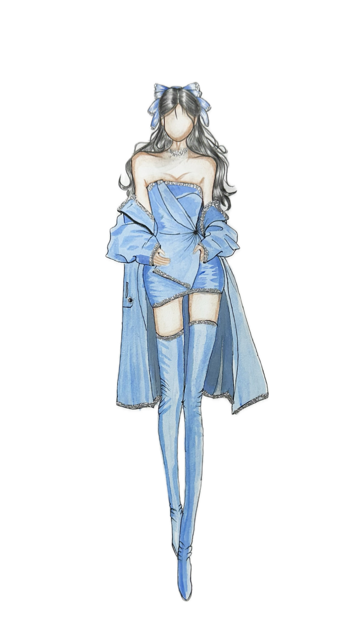 Glow in the glittery