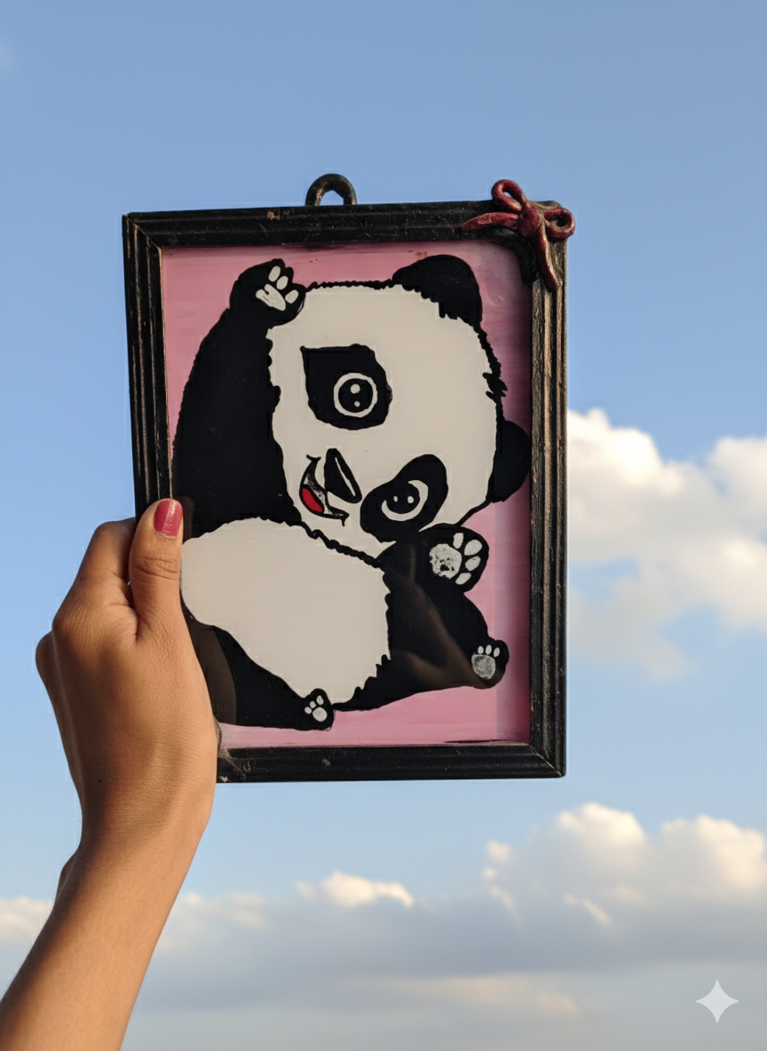 Glass painting 🐼✨