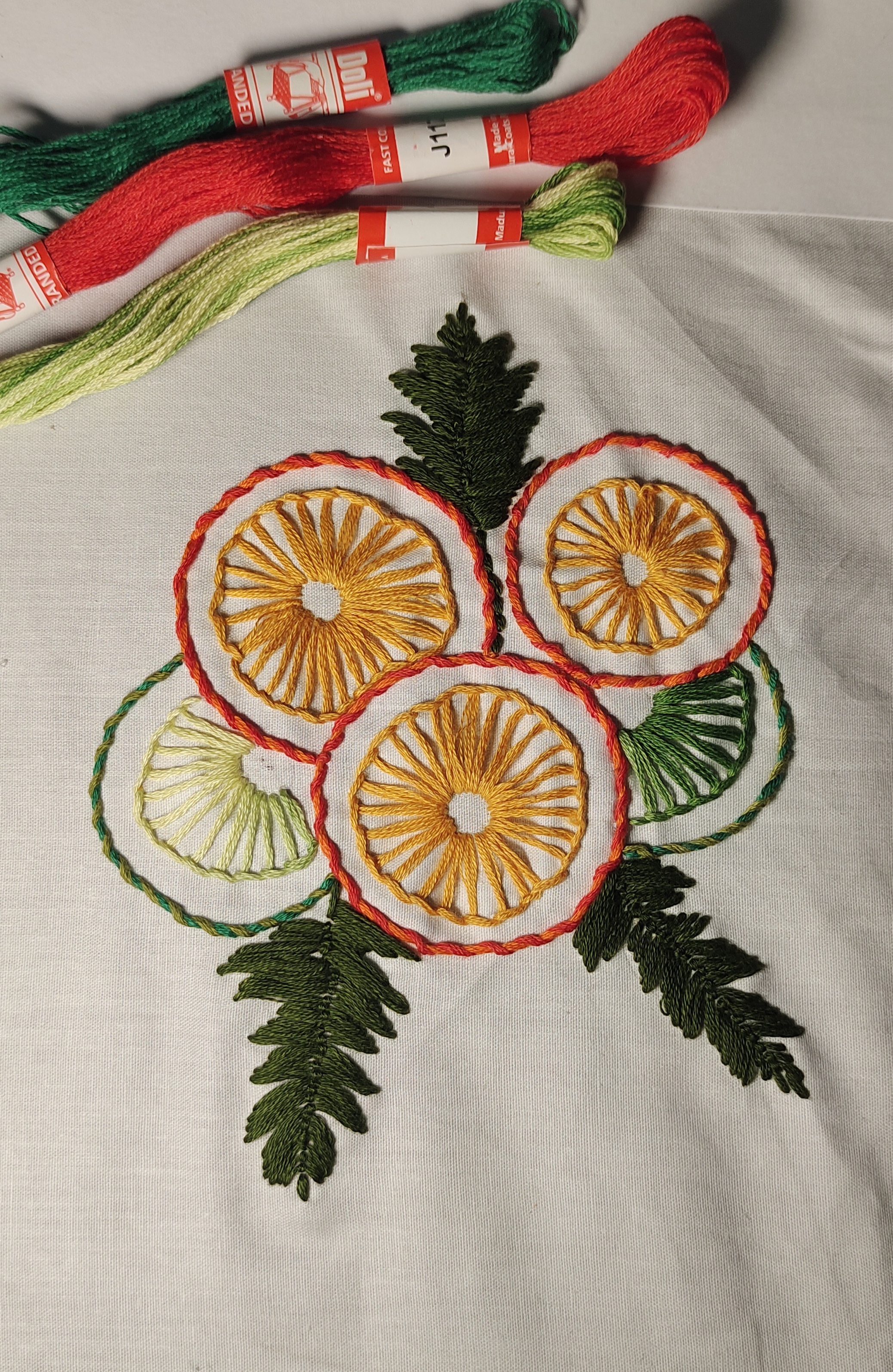 Embroidered Citrus 🍋