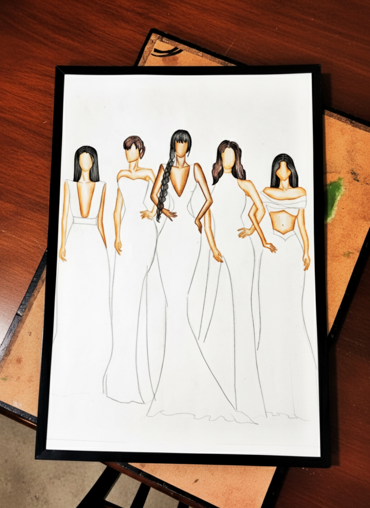 Process work of luxury illustration ✨