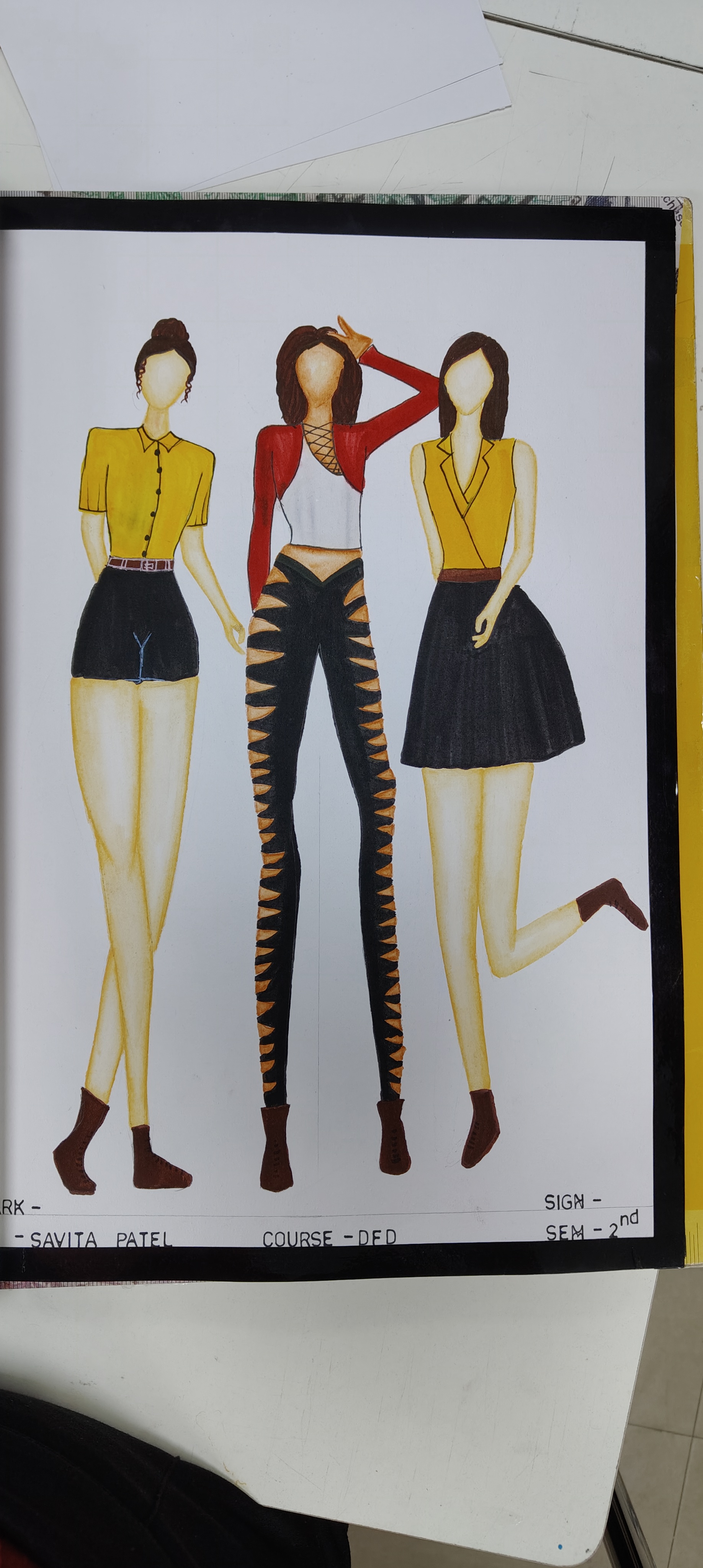 Luxury fashion illustration 🖌️🎨