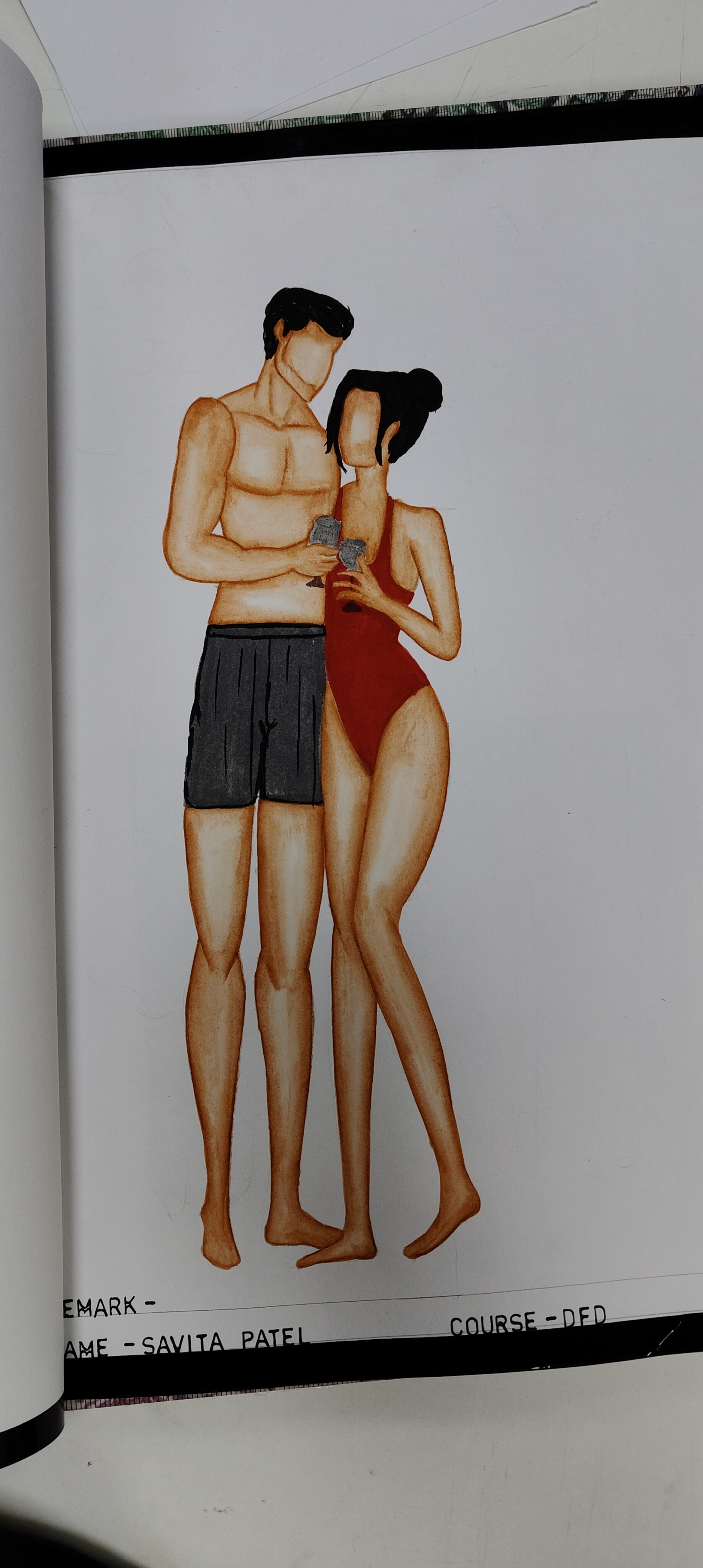 Couple Beach wear 🎨🖌️