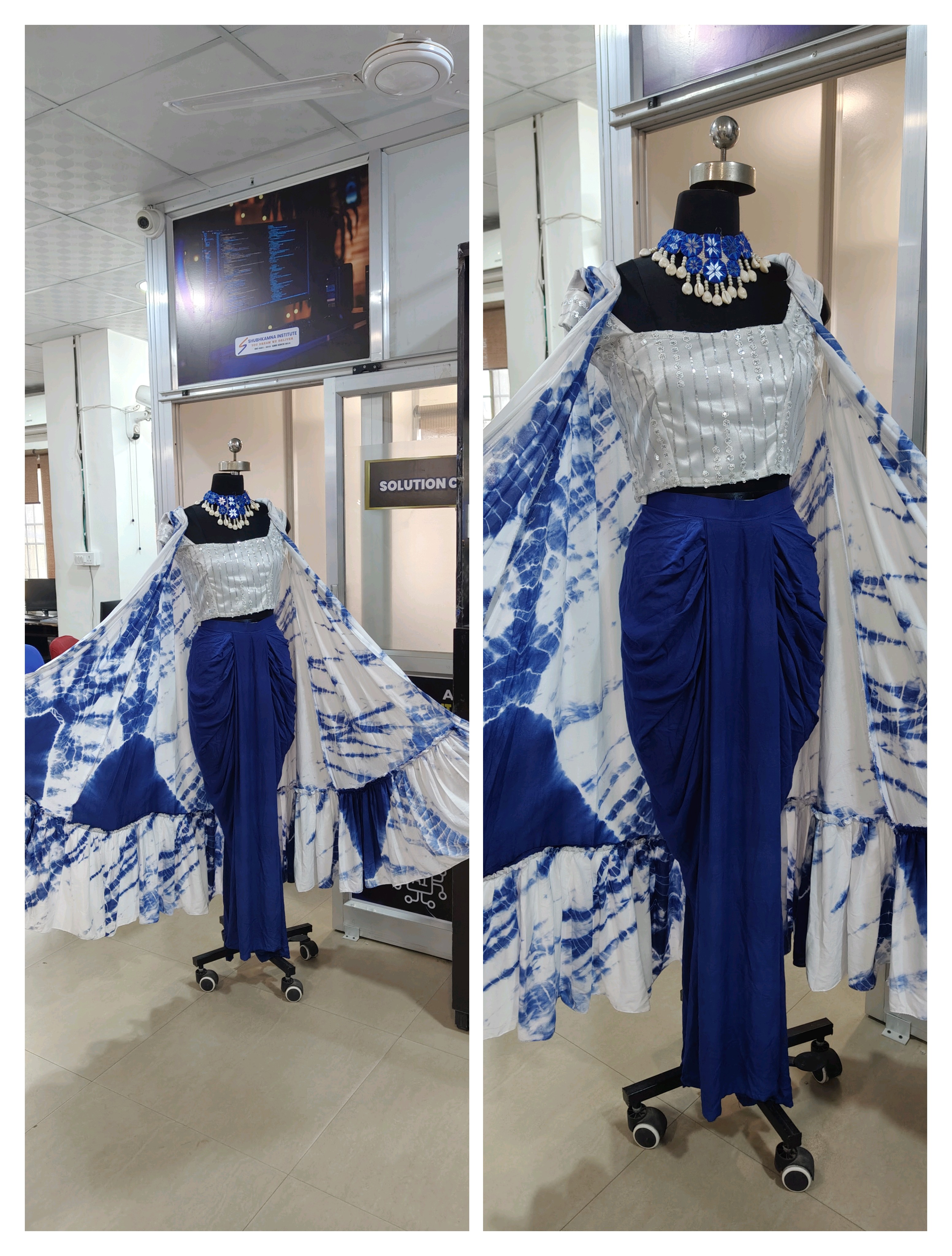 Hand dyed Tie and dye dress 👗