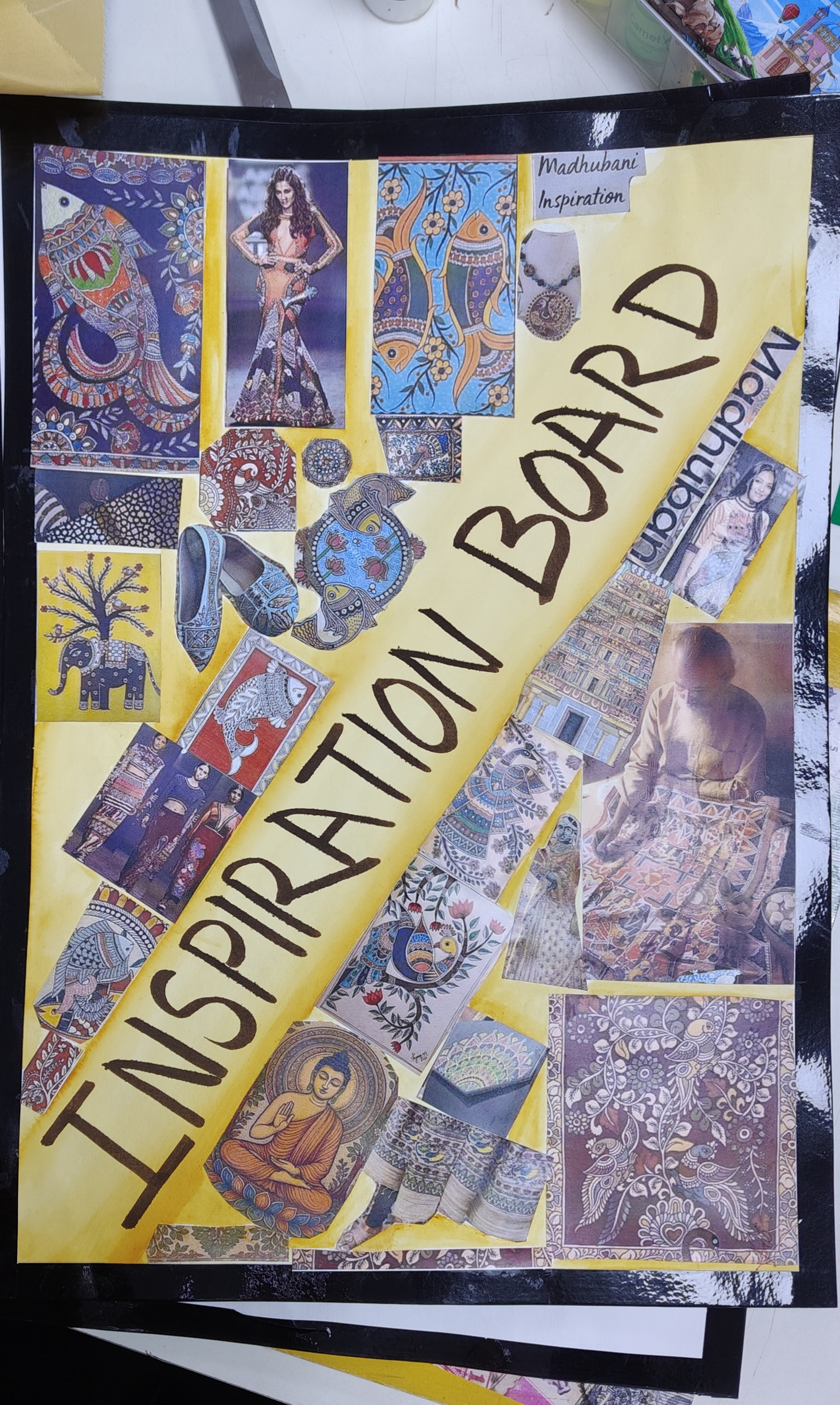 Madhubani Inspiration board 🖌️🎨