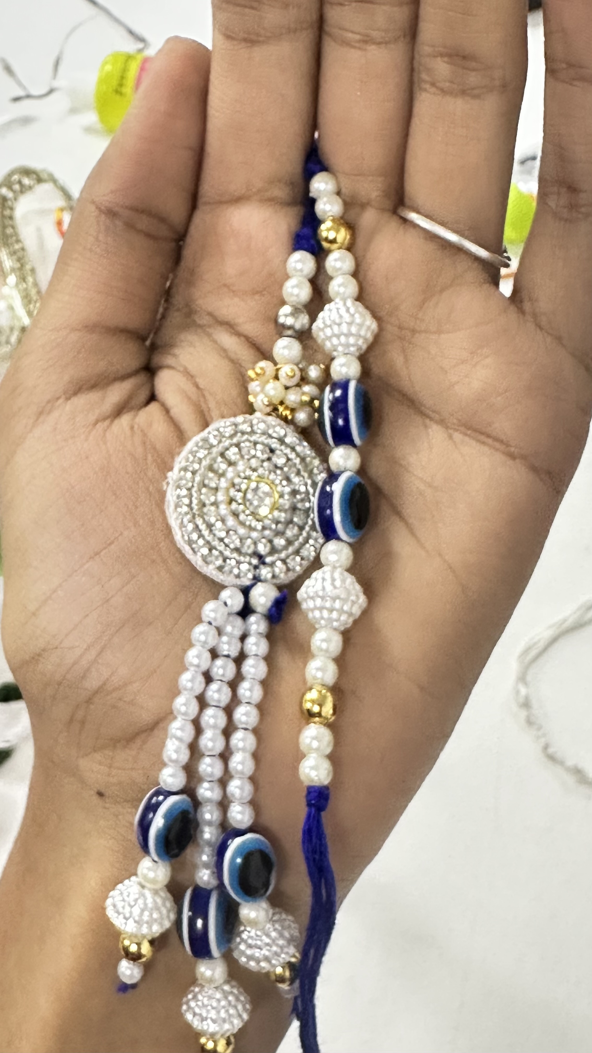 Handmade bhaiya bhabhi rakhi