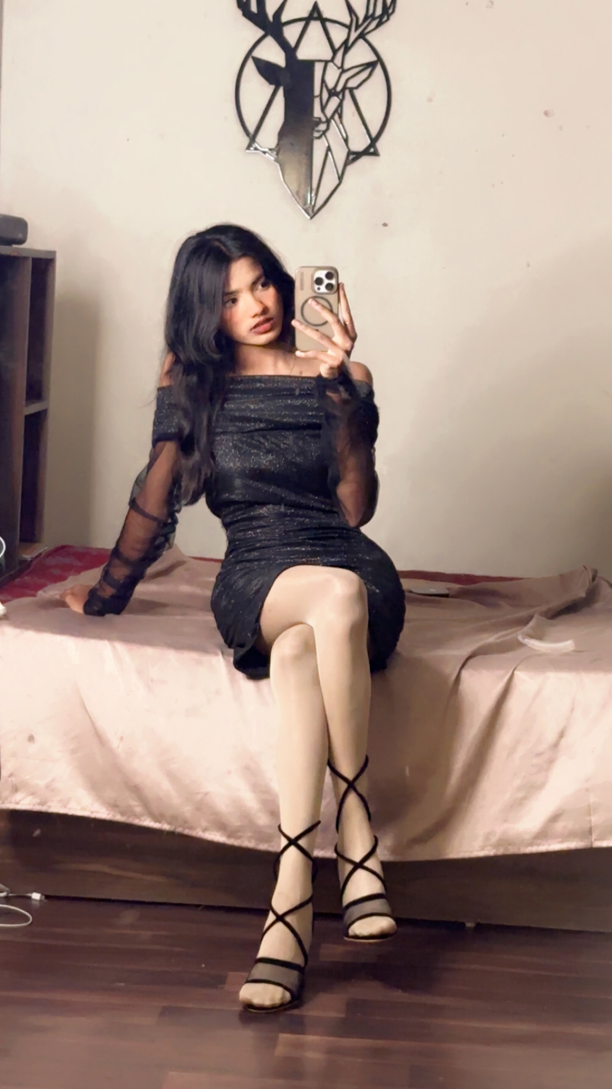 Off shoulder bodycon dress