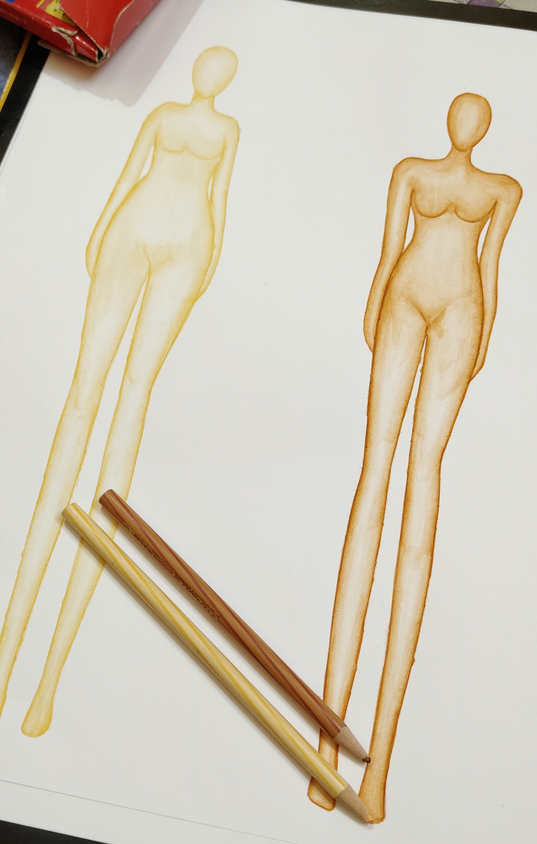 Body types:- Narrow shoulder and broad shoulder