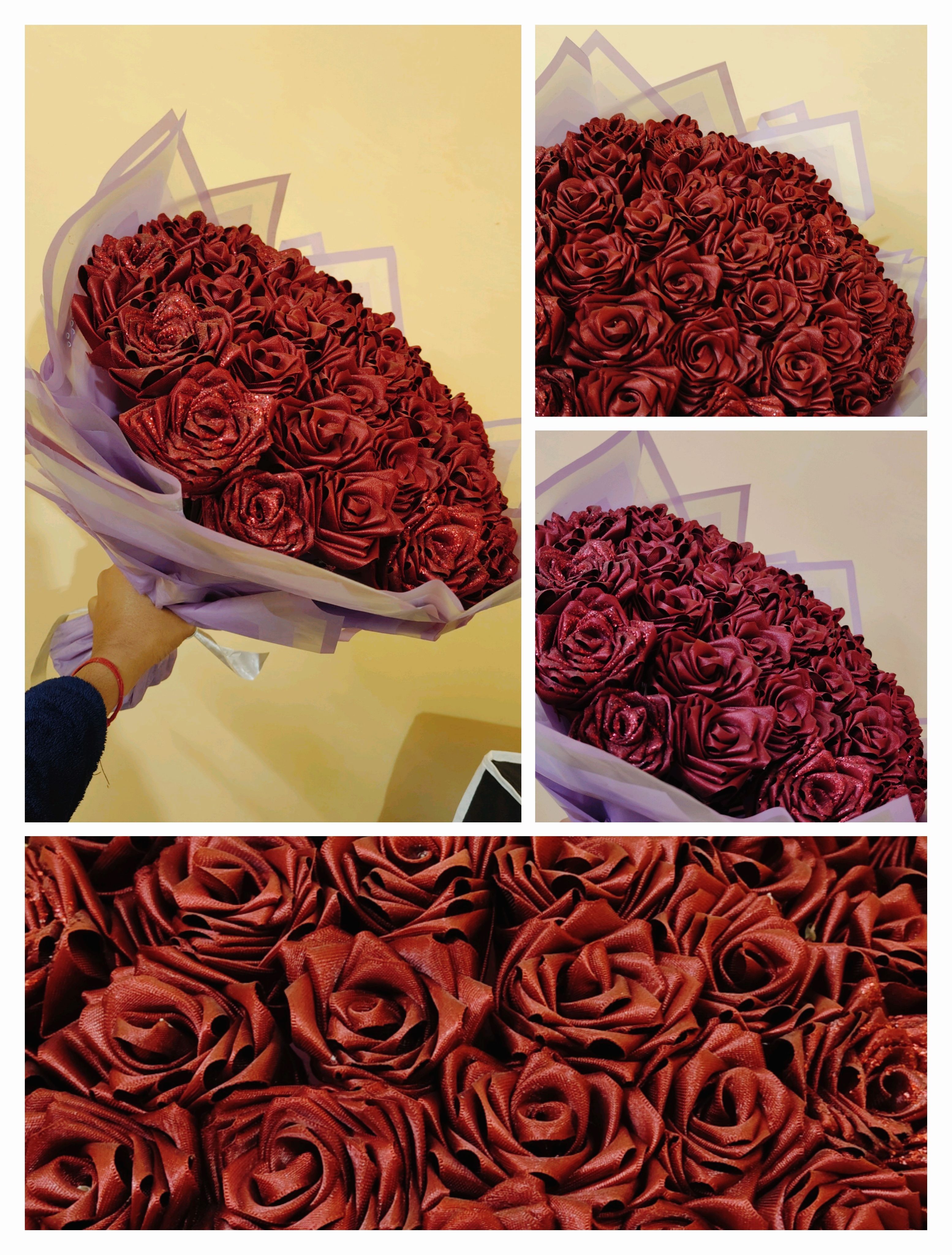 Handmade rose bouquet 💐