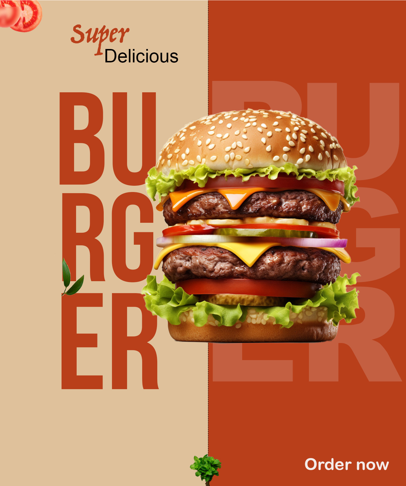 Poster Design Burger