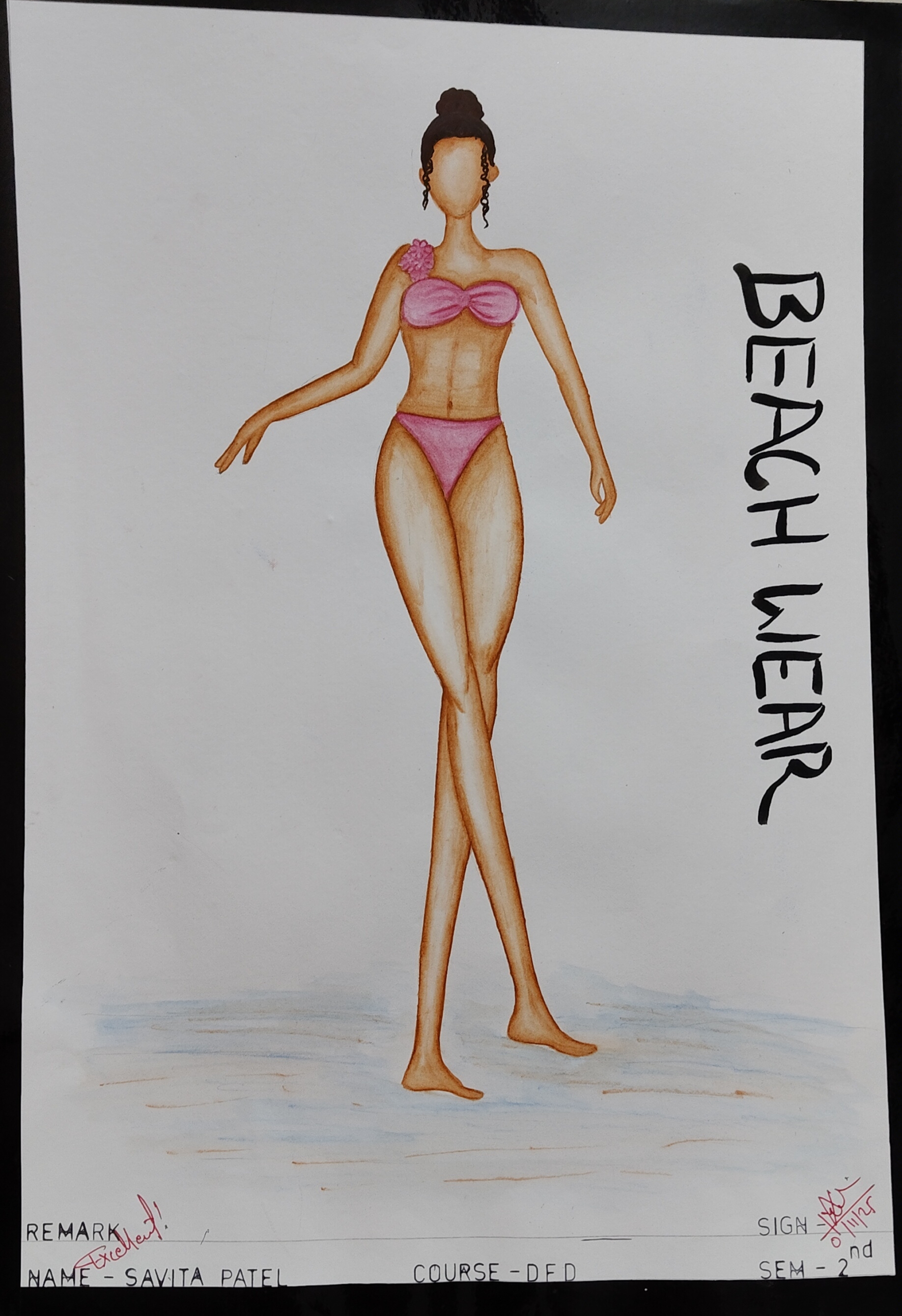 Beach wear illustration 🎨🖌️