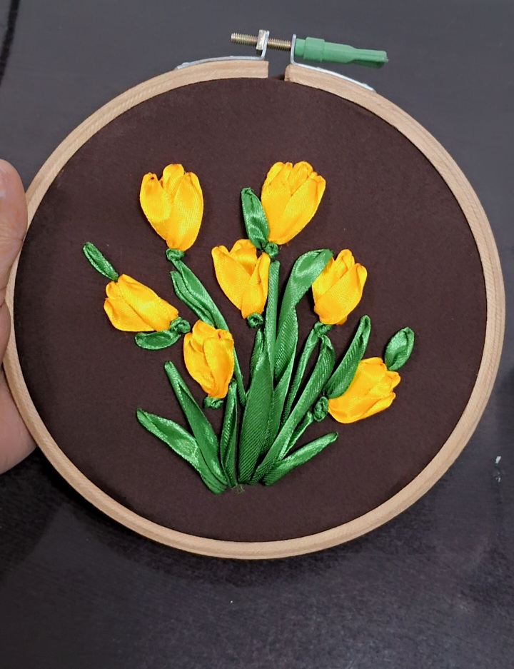 Ribbon Embroidery🌼