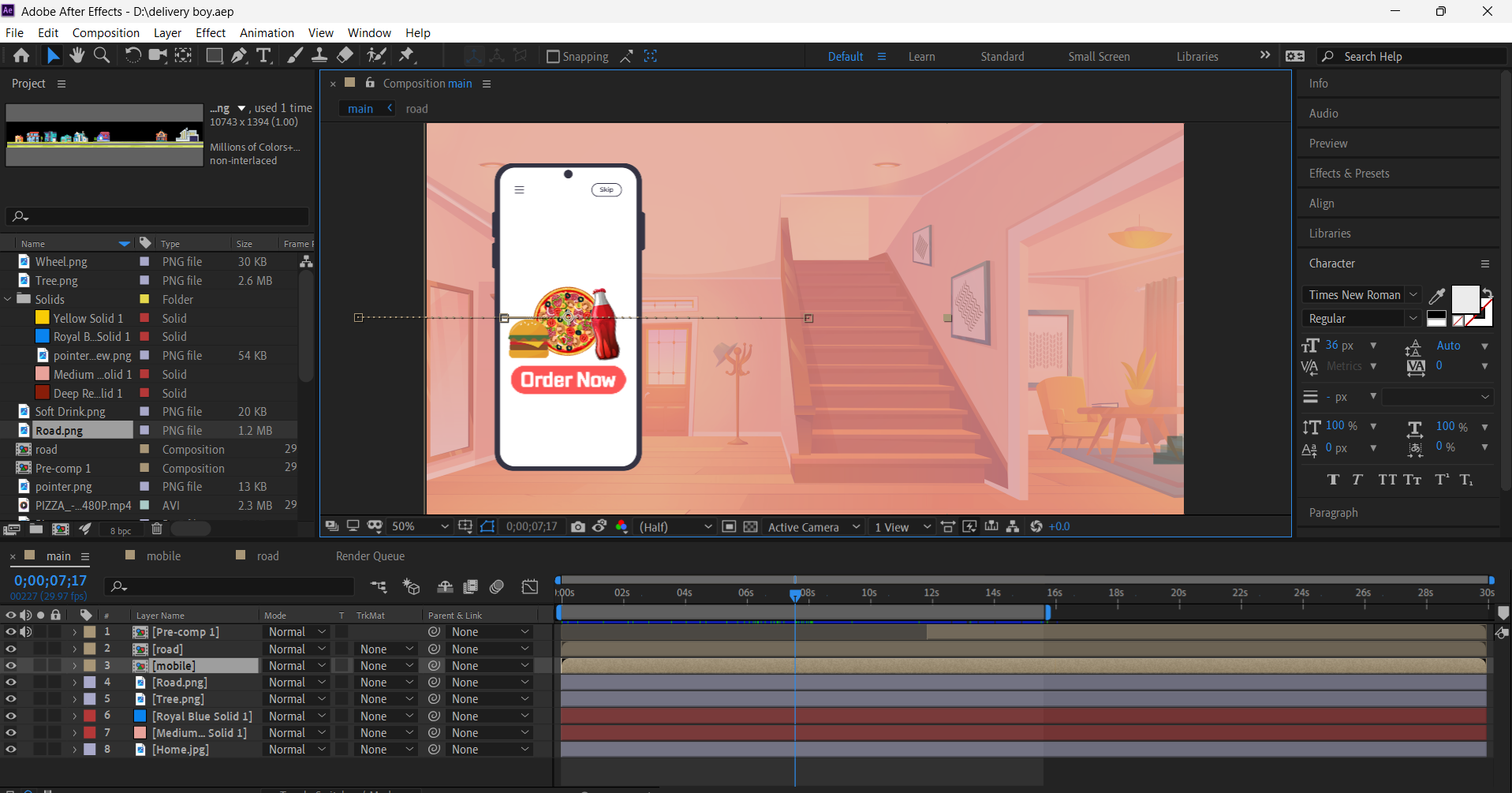 fist add in after effect